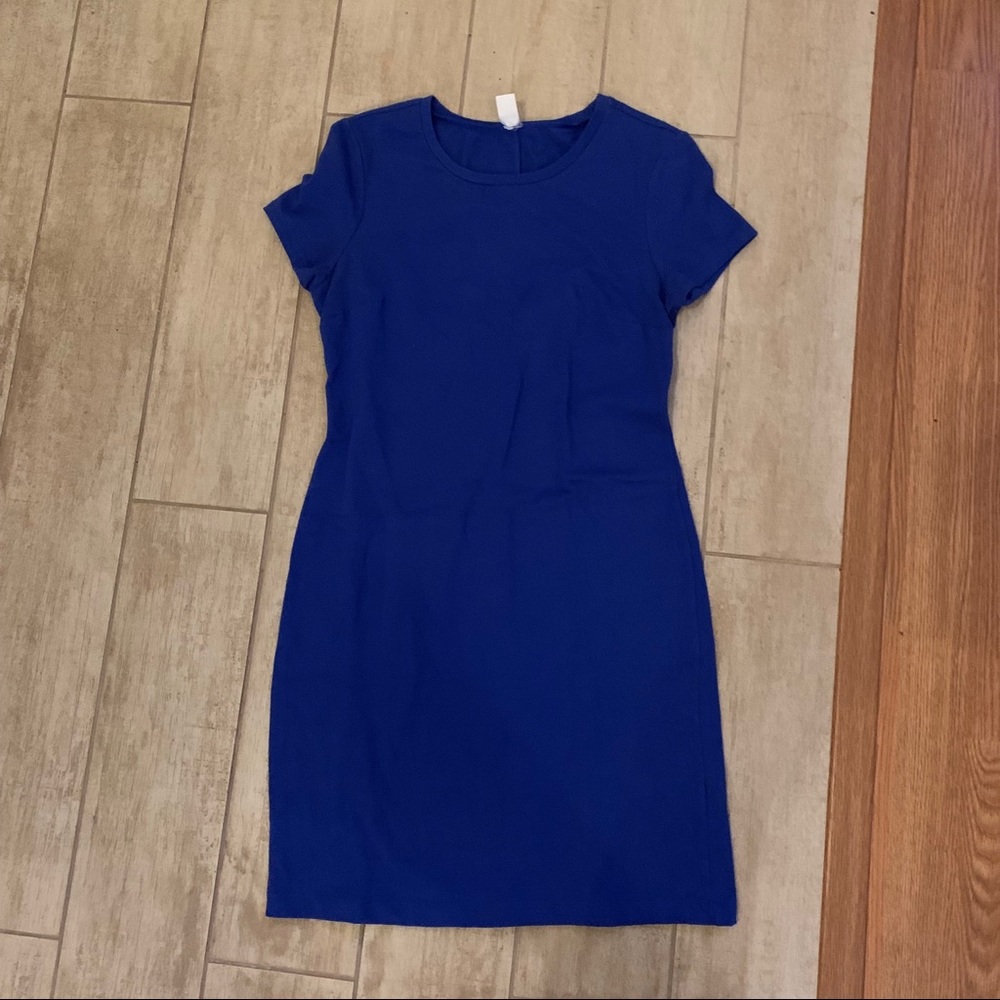 Old navy fitted T-shirt dress in cobalt blue